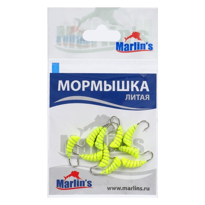 Мормышка литая Marlin's ОСА №2, 0.95 г, 10 шт Мормышка литая Marlin's ОСА №2, 0.95 г, 10 шт