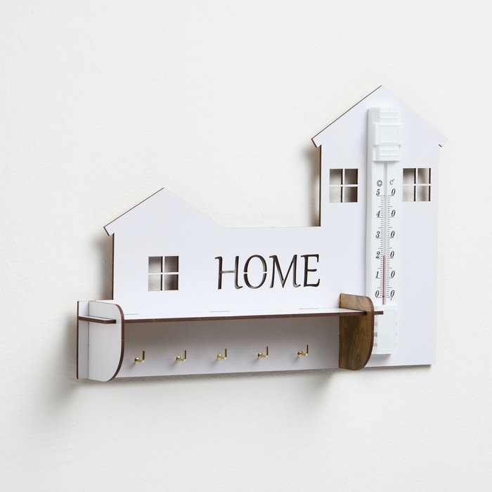 Ключница на стену Home, с термометром Ключница на стену Home, с термометром