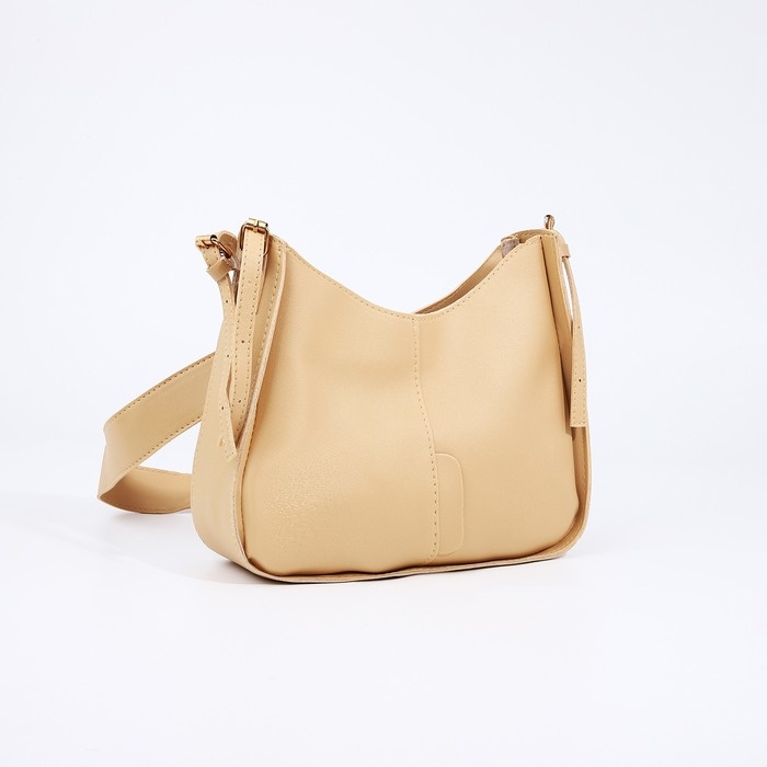 Сумка женская тоут на молнии, цвет бежевый Сумка женская тоут на молнии, цвет бежевый