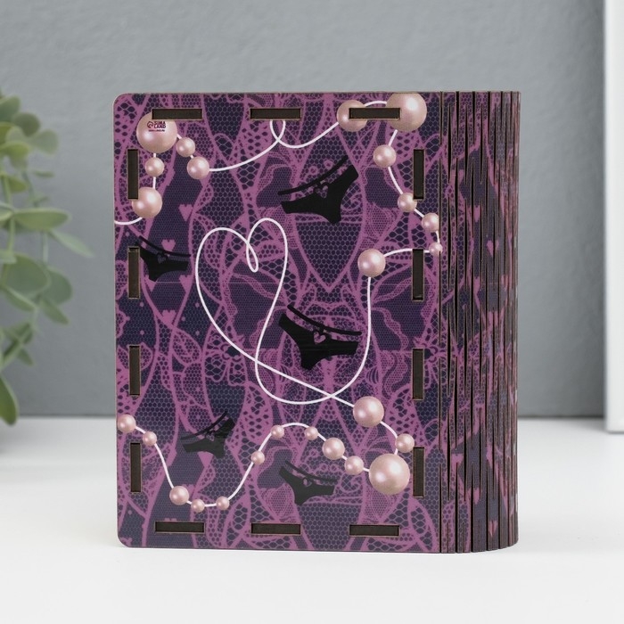 Копилка-шкатулка Копилка-шкатулка "Трусики и бусики" 14х12х5 см МИКС