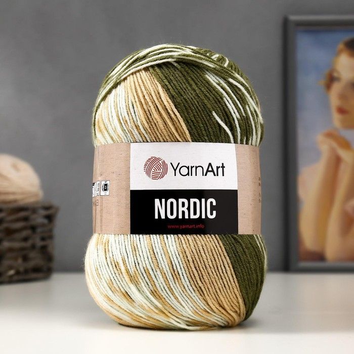 Пряжа  Пряжа "Nordic" 20% шерсть, 80% акрил 510м/150гр (651)