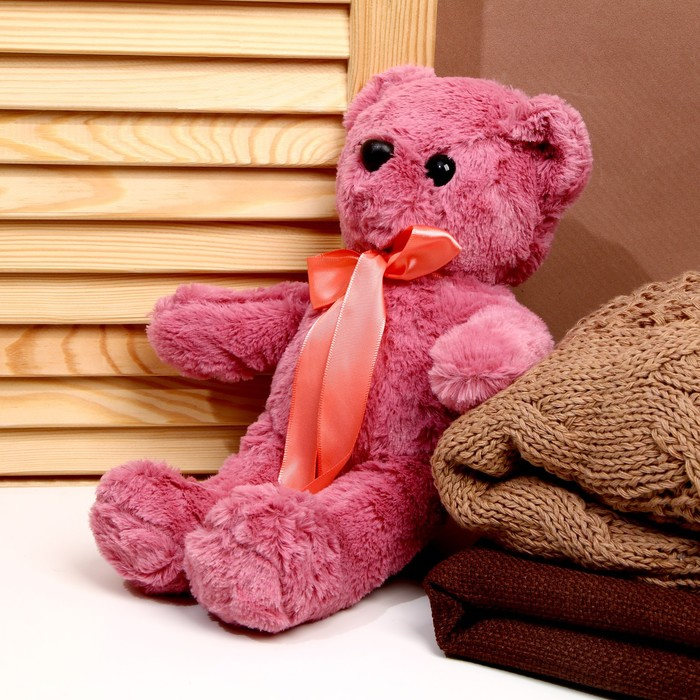 Мягкая игрушка «Мишутка с бантом», цвета МИКС