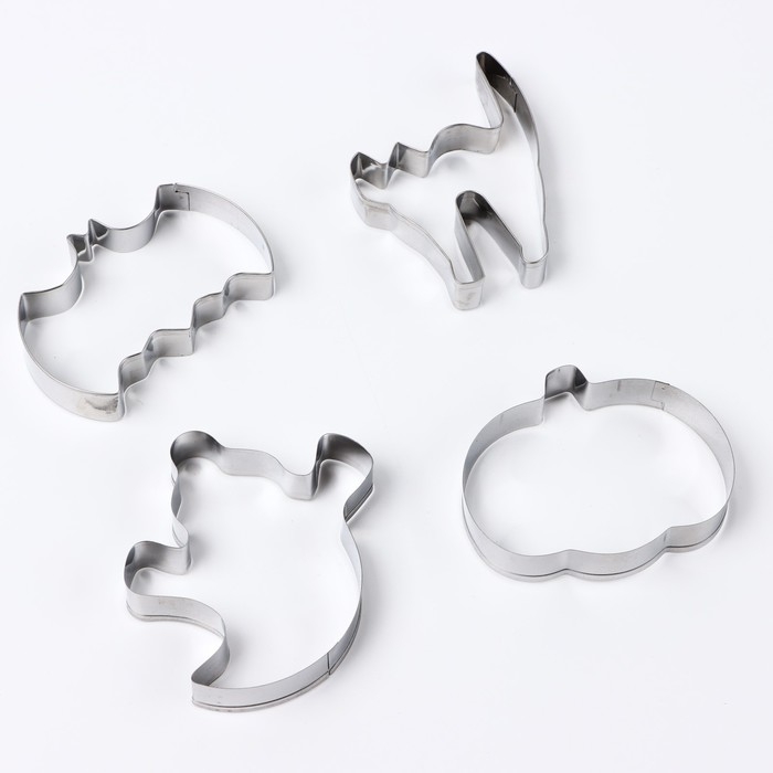 Хэллоуин. Набор форм для печенья «Хэллоуин», 4 шт Хэллоуин. Набор форм для печенья «Хэллоуин», 4 шт