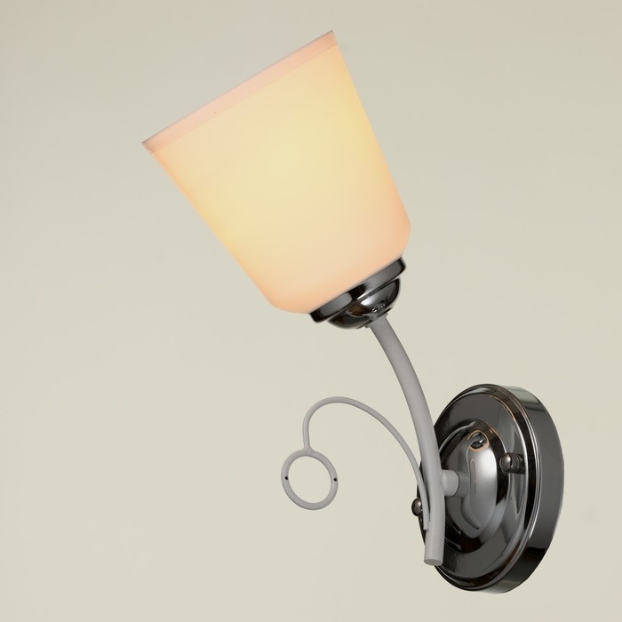 Бра 2452/1 E27 12Вт бело-хромовый