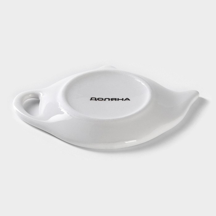 Подставка под чайный пакетик Доляна «Эвкалипт», 12×9×1,5 см Подставка под чайный пакетик Доляна «Эвкалипт», 12×9×1,5 см