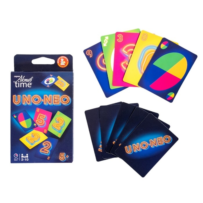 Игра настольная «UNO-NEO», серия «Актив time» Игра настольная «UNO-NEO», серия «Актив time»