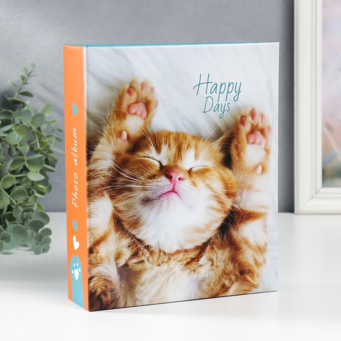 Фотоальбом на 200 фото Фотоальбом на 200 фото "Рыжий кот" 10х15 см