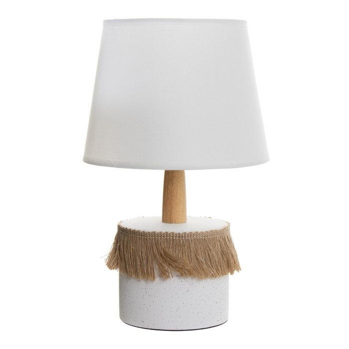 Настольная лампа Настольная лампа "Эстен" Е14 40Вт белый 19,5х19,5х32 см RISALUX