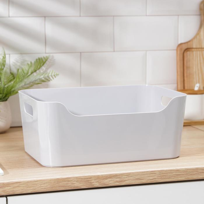 Корзина для хранения Scandi, 10 л, 34×24×14 см, цвет МИКС Корзина для хранения Scandi, 10 л, 34×24×14 см, цвет МИКС