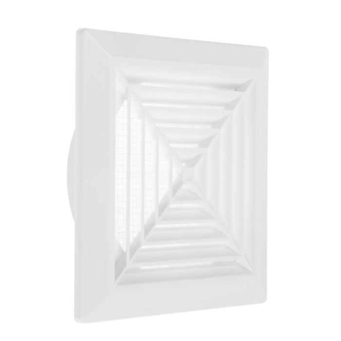 Площадка торцевая ZEIN Люкс Л160/125ДФ, 160х160 мм, с круглым фланцем d=125 мм, с решеткой Площадка торцевая ZEIN Люкс Л160/125ДФ, 160х160 мм, с круглым фланцем d=125 мм, с решеткой