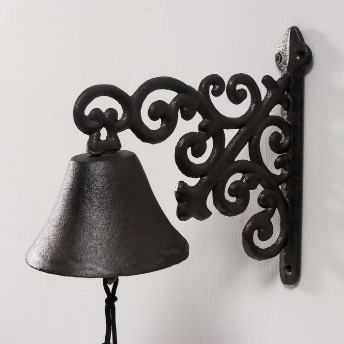 Колокол сувенирный чугун  Колокол сувенирный чугун "Узорный" 18х10х21 см