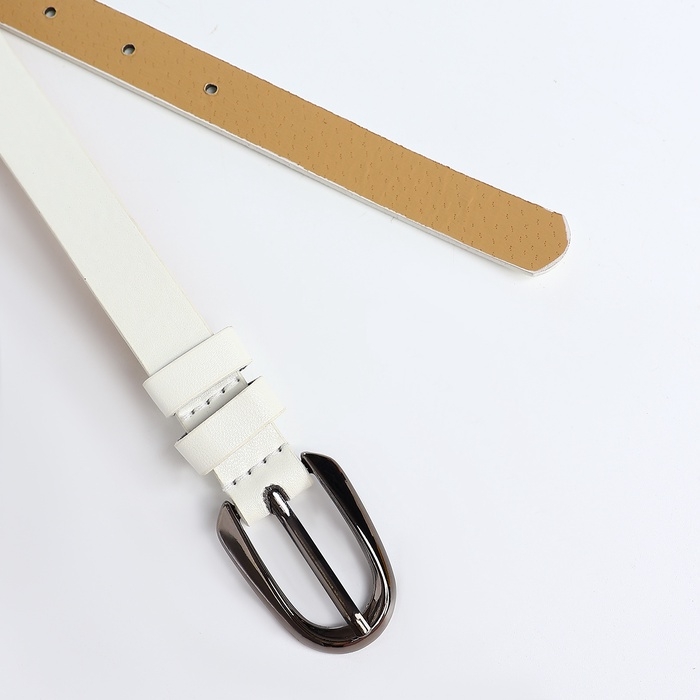 Ремень женский, ширина 1,6 см, пряжка металл, цвет Ремень женский, ширина 1,6 см, пряжка металл, цвет