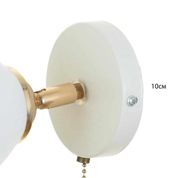 Бра 2729/1 E27 40Вт бело-золотой