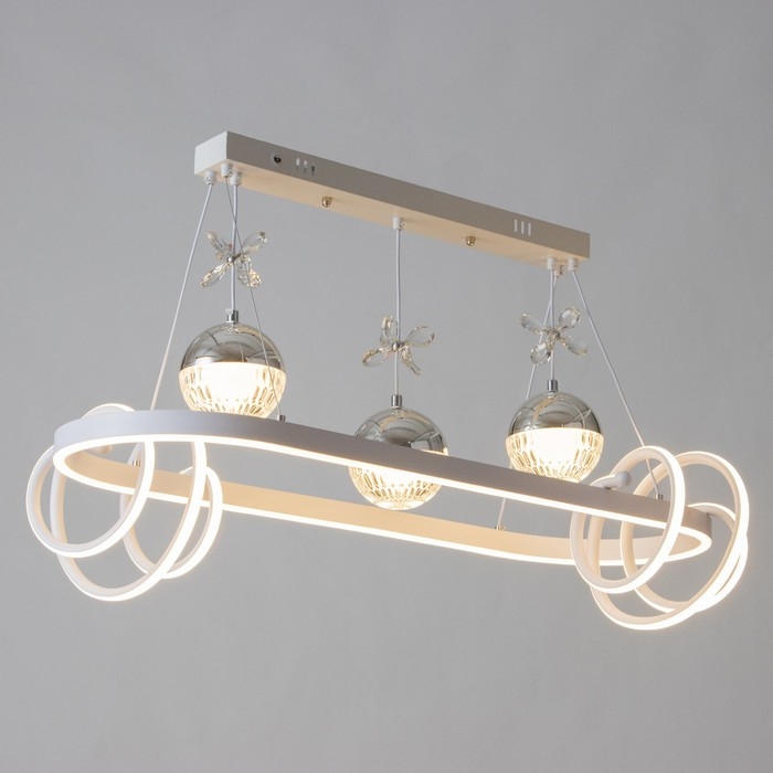 Светильник с ПДУ Светильник с ПДУ "Фиора" LED 120Вт 3000-6000К белый 62х33х15-115 см