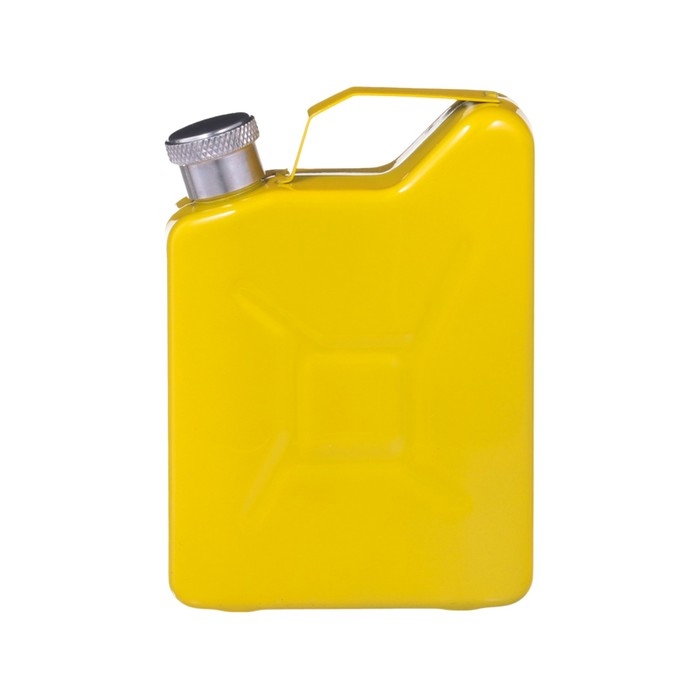 Фляжка для алкоголя Фляжка для алкоголя "Канистра", нержавеющая сталь, подарочная, армейская, 150 мл