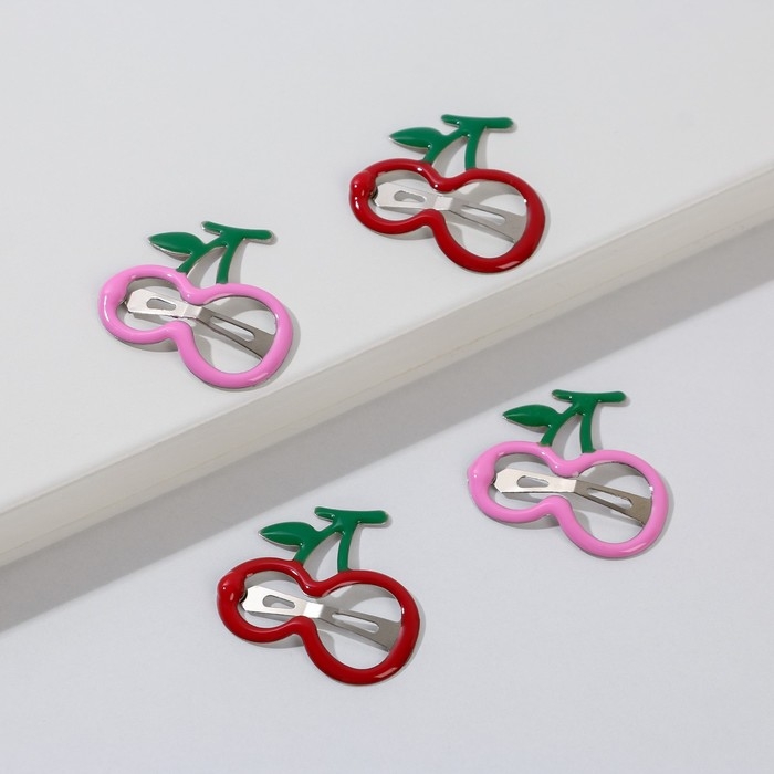 Заколки для волос детские «Твоя мода-твой стиль», 4 шт, 8,4 х 12,9 см Заколки для волос детские «Твоя мода-твой стиль», 4 шт, 8,4 х 12,9 см