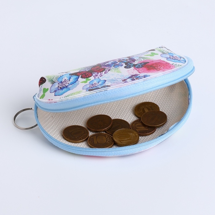 Кошелёк монетница на молнии, цвет МИКС Кошелёк монетница на молнии, цвет МИКС