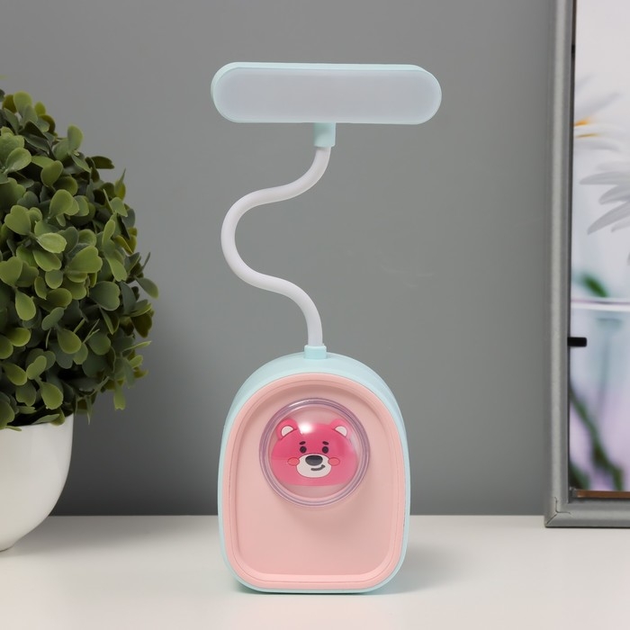 Ночник  Ночник "Кидс" LED 3Вт USB АКБ бело-голубой 7,5х5,3х20,5 см