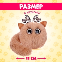 Мягкая игрушка «Лупоглазики. Кэнди-плюш: Пончик», с питомцем, 11 см