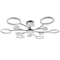 Люстра с ПДУ 2299/13WT LED 256Вт 3000-6000К белый 106х106х18 см BayerLux