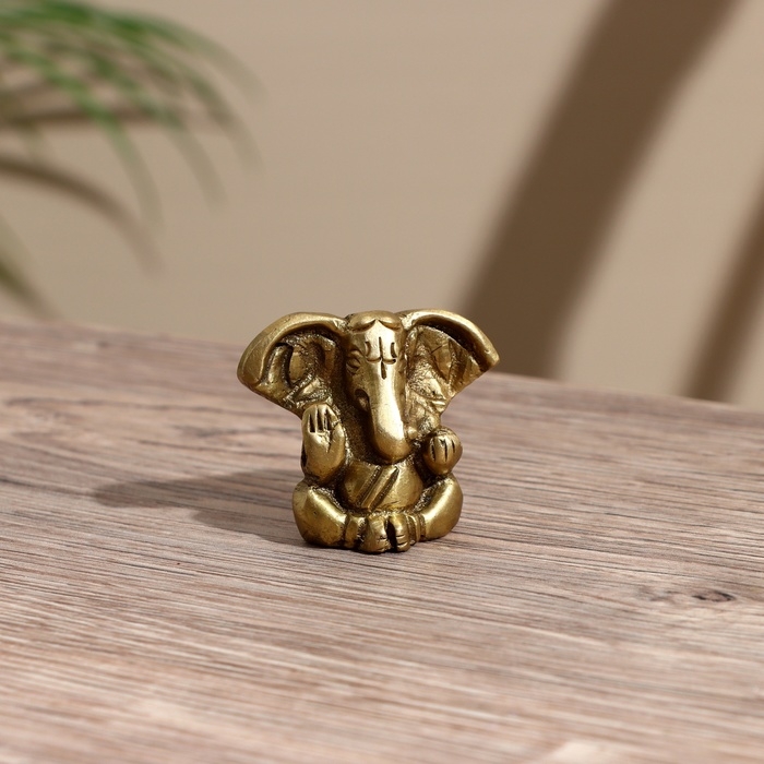 Сувенир Сувенир "Ганеша" латунь 3 см