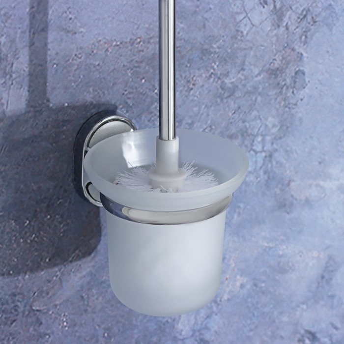 Ёрш для унитаза с подставкой настенный Штольц Stölz «Нео», 12×14×36 см, цвет хромированный Ёрш для унитаза с подставкой настенный Штольц Stölz «Нео», 12×14×36 см, цвет хромированный