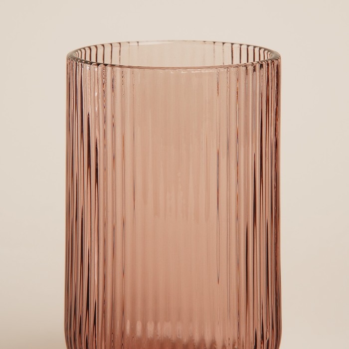 Набор стаканов стеклянный SL Home «Модерн», 400 мл, 8×13 см, цвет розовый Набор стаканов стеклянный SL Home «Модерн», 400 мл, 8×13 см, цвет розовый