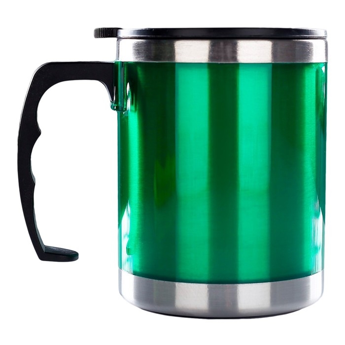 Термокружка, 450 мл, Алтай, сохраняет тепло 2 ч, 11 х 12 см, зелёная Термокружка, 450 мл, Алтай, сохраняет тепло 2 ч, 11 х 12 см, зелёная