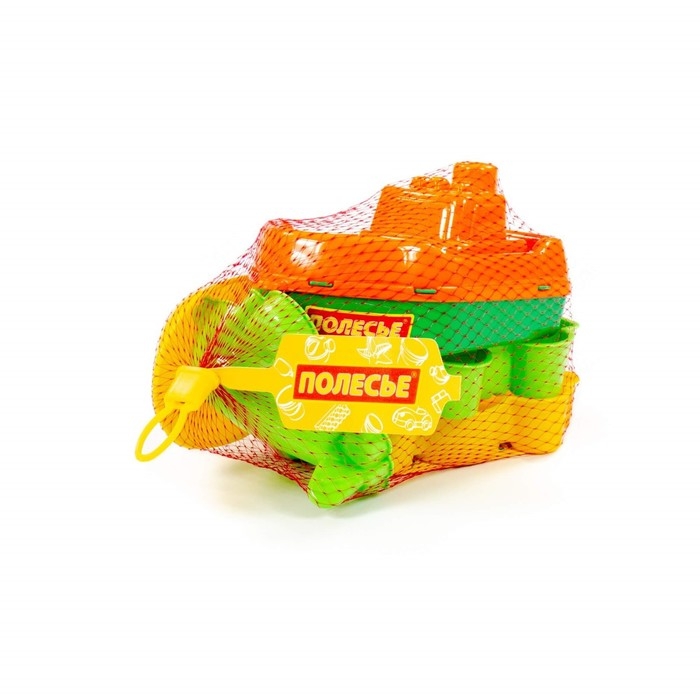 Набор для игры в песке №380: кораблик &laquo;Волна&raquo;, совок, 3 формочки, цвета МИКС