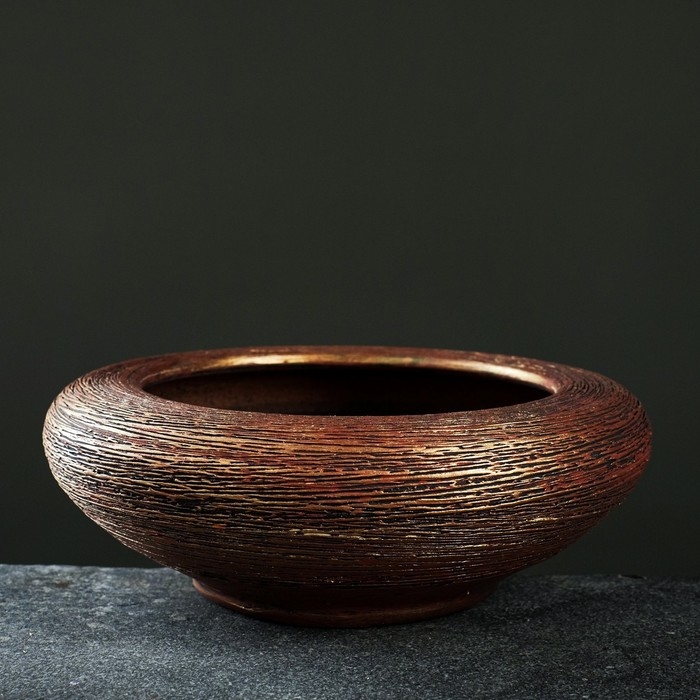 Кашпо  Кашпо "Плошка" бронза 1,4 л