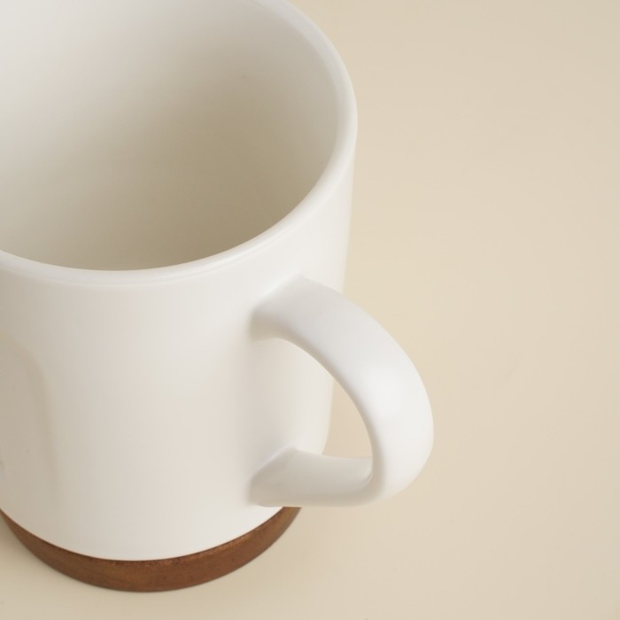 Кружка керамическая SL Home &laquo;Дольче фар ниенто&raquo;, 400 мл, цвет белый