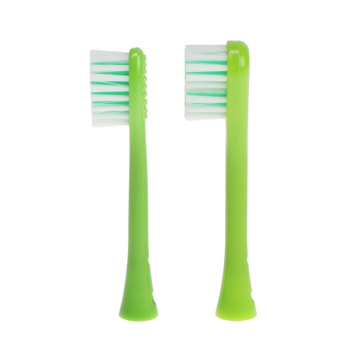 Детская электрическая зубная щетка Luazon LP-008, вибр., 31000 дв/мин, 2 насадки, 1хАА, зел. Детская электрическая зубная щетка Luazon LP-008, вибр., 31000 дв/мин, 2 насадки, 1хАА, зел.