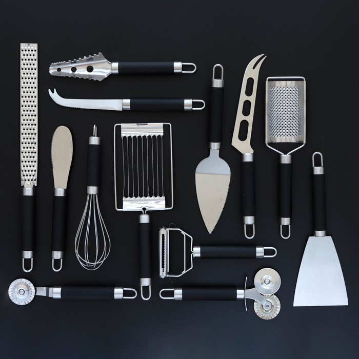 Венчик для взбивания Доляна Venus, 21 см, цвет чёрный Венчик для взбивания Доляна Venus, 21 см, цвет чёрный