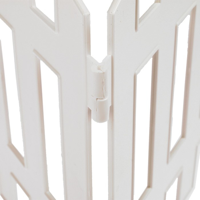 Ограждение декоративное, 35 × 210 см, 5 секций, пластик, белое, RENESSANS, Greengo Ограждение декоративное, 35 × 210 см, 5 секций, пластик, белое, RENESSANS, Greengo
