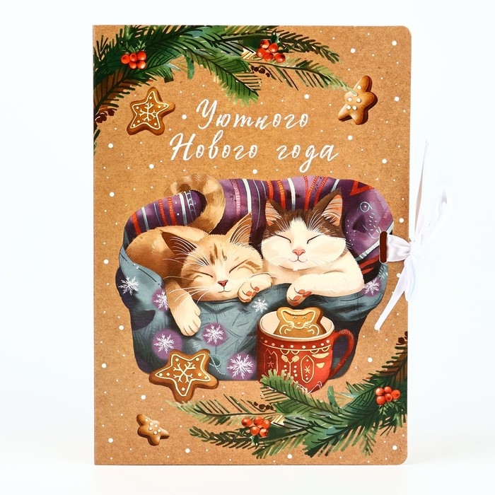Складная новогодняя коробка-книга «Уютного Нового года», 21 х 15 х 7 см, Новый год Складная новогодняя коробка-книга «Уютного Нового года», 21 х 15 х 7 см, Новый год