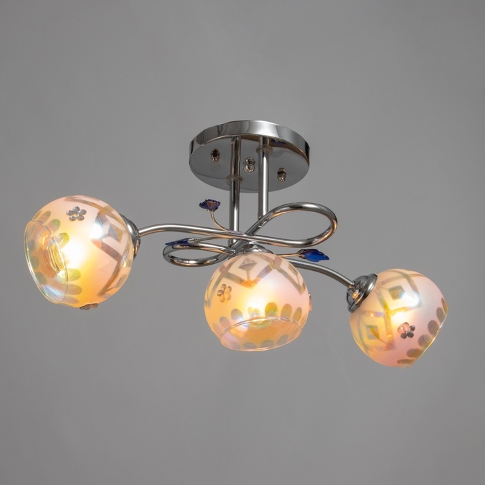 Люстра Люстра "Детта" 3х40Вт Е27 Хром МОДЕЛЬ: 2595290