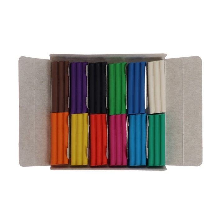 Пластилин Calligrata, 12 цветов, 120 г Пластилин Calligrata, 12 цветов, 120 г