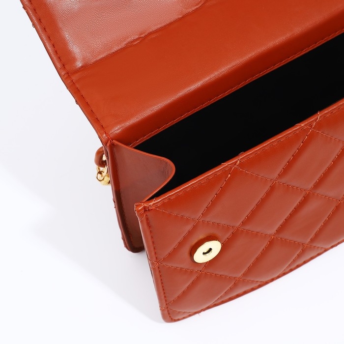 Сумка-мессенджер на магните, цвет рыжий Сумка-мессенджер на магните, цвет рыжий