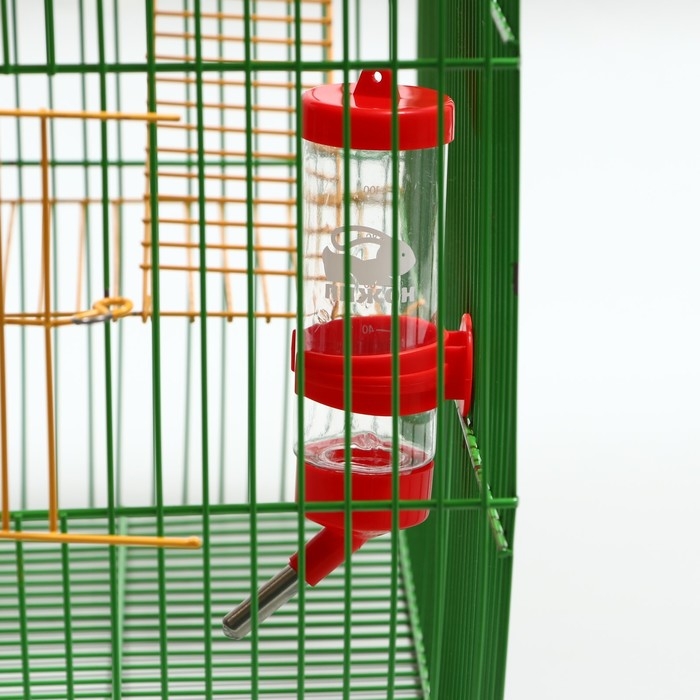 Поилка для грызунов 125 мл, 12,5 Х 4,5 см, красная Поилка для грызунов 125 мл, 12,5 Х 4,5 см, красная