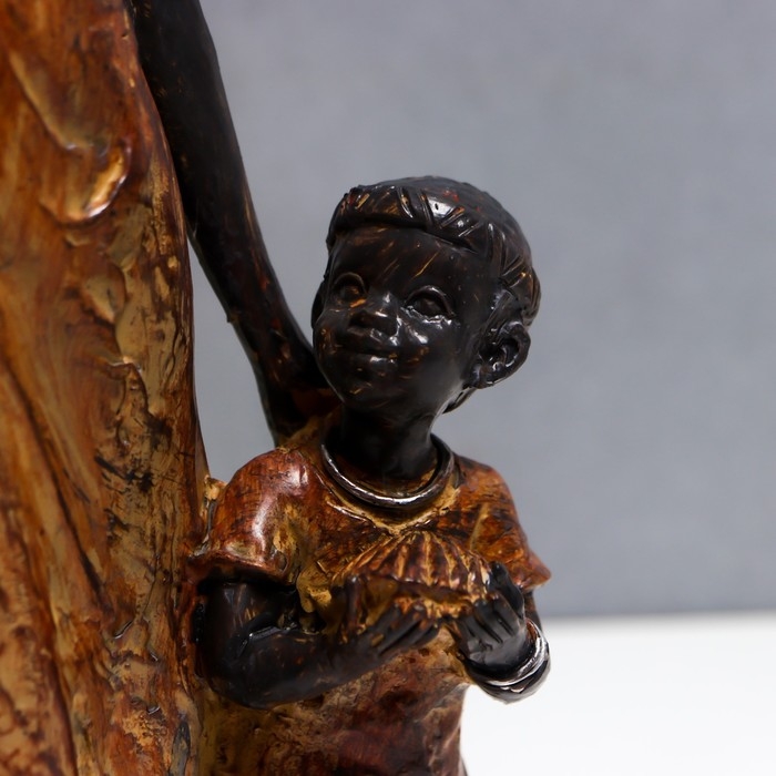 Сувенир полистоун  Сувенир полистоун "Мать и дочь. Африка" 35х13 см