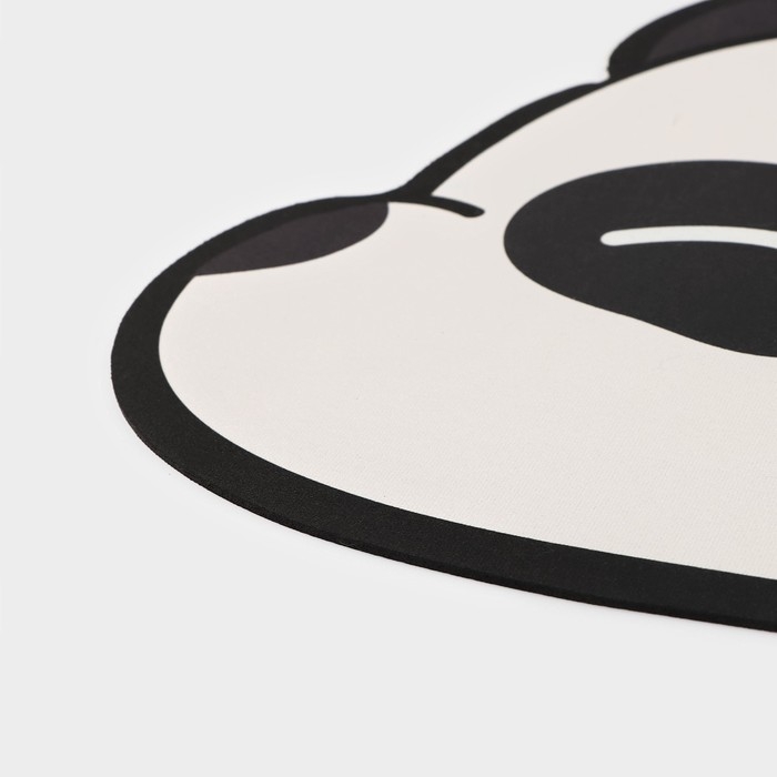 Коврик для дома Доляна «Панда», 40×60 см, цвет чёрно-белый Коврик для дома Доляна «Панда», 40×60 см, цвет чёрно-белый