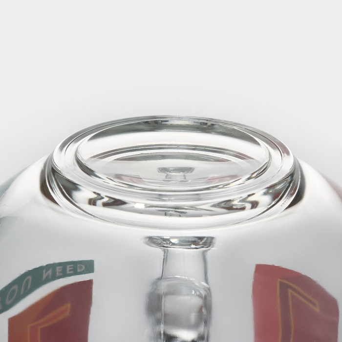 Кружка стеклянная «Джамбо», 500 мл, рисунок МИКС Кружка стеклянная «Джамбо», 500 мл, рисунок МИКС