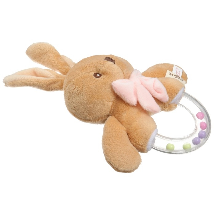Мягкая погремушка «Зайка», Mum&Baby Мягкая погремушка «Зайка», Mum&Baby
