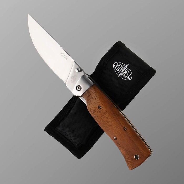 Нож складной  Нож складной "Клён" сталь 65х13, рукоять - гикори, 23 см