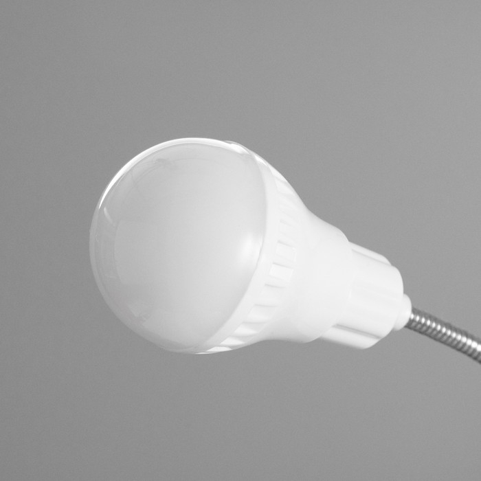 Лампа на прищепке  Лампа на прищепке "Свет" белый 13LED 1,5W провод USB 4x9x31,5 см RISALUX