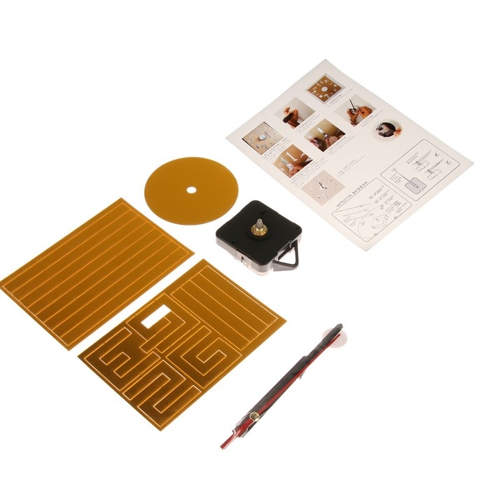 Часы настенные интерьерные, 3d  Часы настенные интерьерные, 3d "Лучи", бесшумные, наклейка, большие, d-40 см