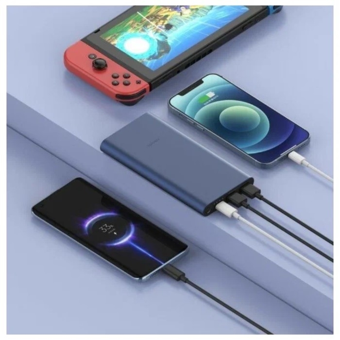 Внешний аккумулятор Xiaomi 22.5W (BHR5884GL), 10000 мАч, 3 А, 2 USB/USB-C, индикатор Внешний аккумулятор Xiaomi 22.5W (BHR5884GL), 10000 мАч, 3 А, 2 USB/USB-C, индикатор