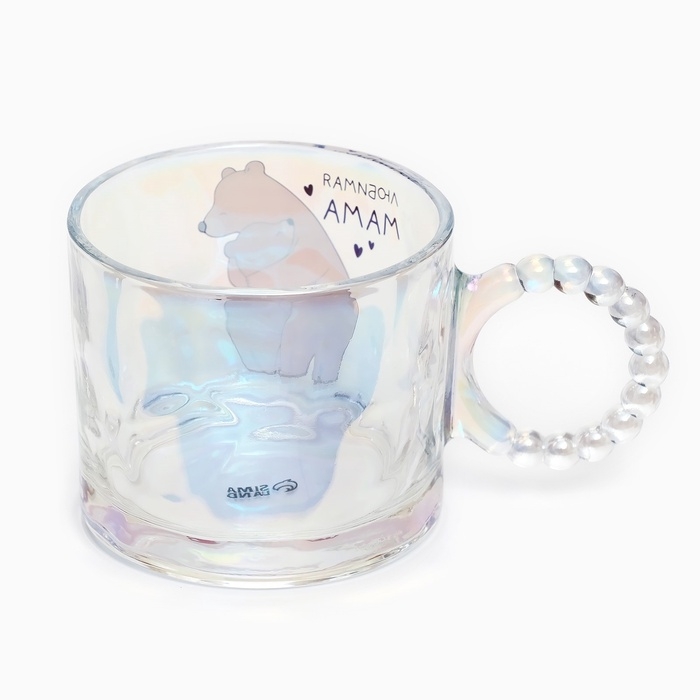 День матери. Кружка стеклянная «Любимая мама», 300 мл