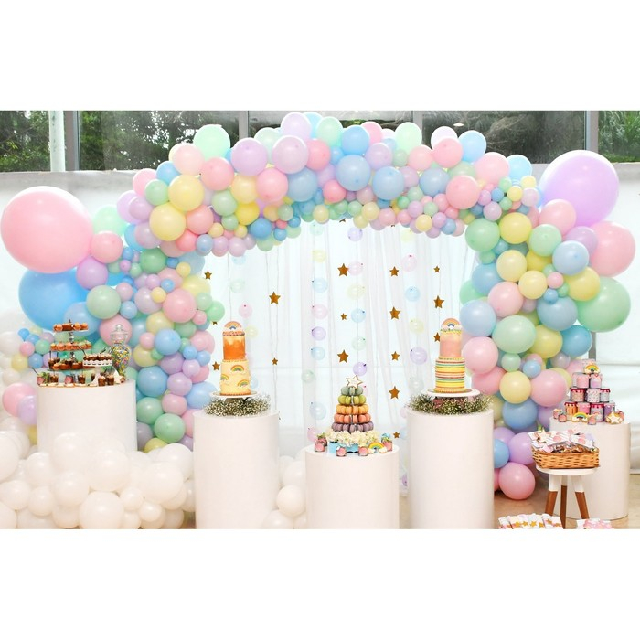 Шар латексный 12 Шар латексный 12" «Макарунс», пастель, набор 50 шт., МИКС