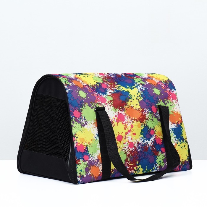 Сумка - переноска для животных  Сумка - переноска для животных "Принт", размер M, 43 х 27 х 30 см, клаксы